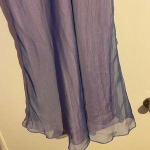 Purple Luminescent Long Skirt